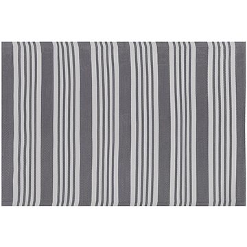 Venkovní koberec 120 x 180 cm šedý a bílý DELHI, 202339 (beliani_202339)