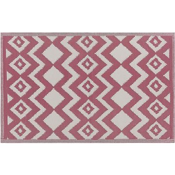 Venkovní koberec 180 x 270 cm růžový DEWAS, 204574 (beliani_204574)