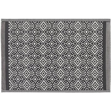 Venkovní koberec černý 120x180 cm BARMER, 249947 (beliani_249947)