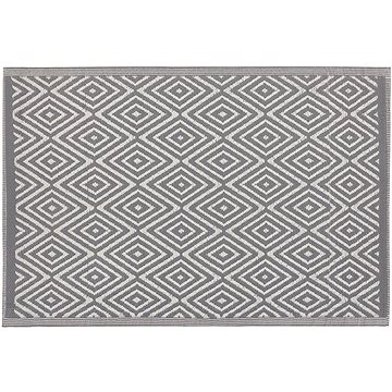 Venkovní koberec 120 x 180 cm šedý SIKAR, 252873 (beliani_252873)