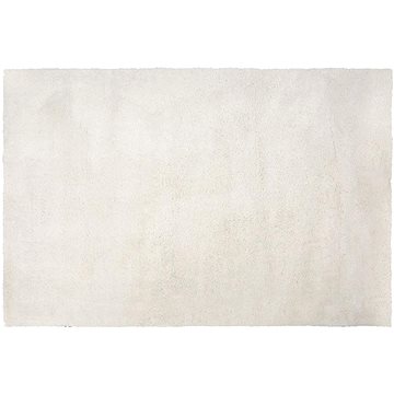 Koberec bílý 140 x 200 cm Shaggy EVREN, 184396 (beliani_184396)