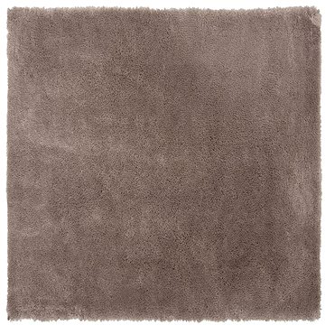Koberec světle hnědý 200 x 200 cm Shaggy EVREN, 184408 (beliani_184408)