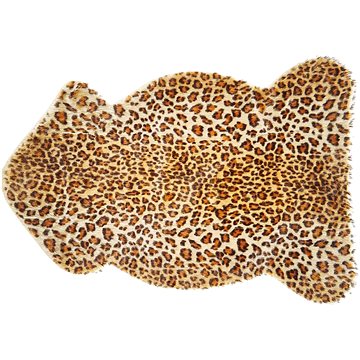 Hnědý leopardí koberec NAMBUNG, 250282 (beliani_250282)