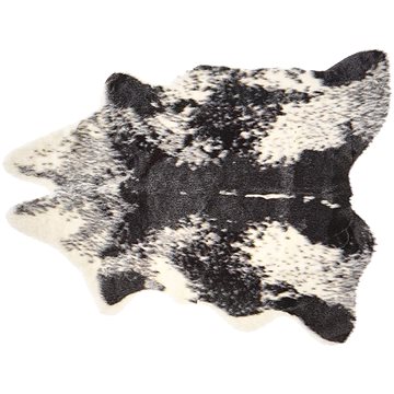 Černý koberec z ekokože 60 x 90 cm NAMBUNG, 250285 (beliani_250285)