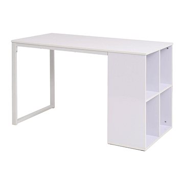 Psací stůl 120 x 60 x 75 cm bílý (245721)