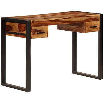 Psací stůl se 2 zásuvkami 110 x 50 x 77 cm masivní sheesham (247401)