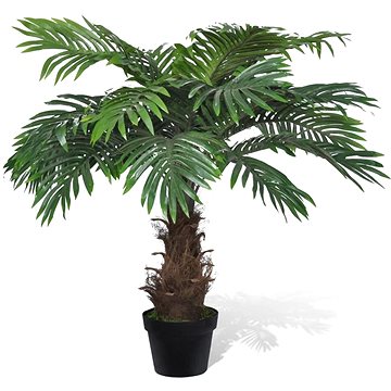 Umělá cykasová palma s květináčem 80 cm zelená (241354)