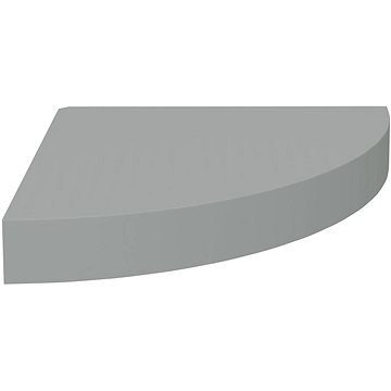 Shumee plovoucí rohová šedá 25×25×3,8 cm MDF, 323901 (323901)