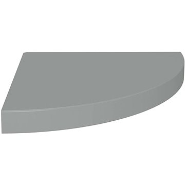 Shumee plovoucí rohová šedá 35×35×3,8 cm MDF, 323922 (323922)