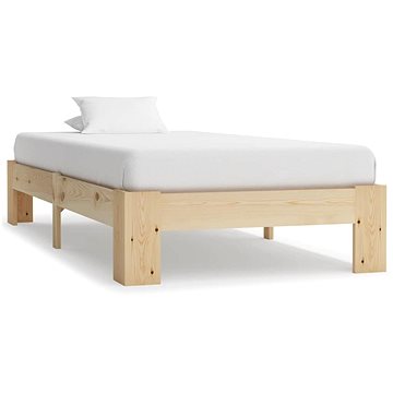 Rám postele masivní borové dřevo 100x200 cm (283281)