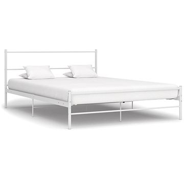 Rám postele bílý kov 120x200 cm (284694)