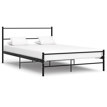 Rám postele černý kovový 160x200 cm (286498)