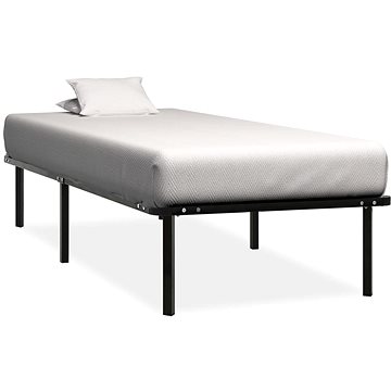Rám postele černý kov 90 × 200 cm, 284678 (284678)