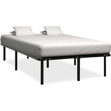 Rám postele černý kov 120 × 200 cm, 284680 (284680)