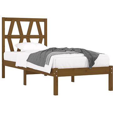 Rám postele medově hnědý masivní borovice 100 × 200 cm, 3103991 (3103991)