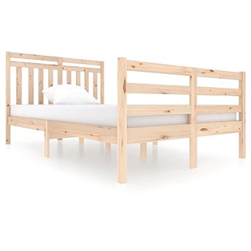 Rám postele masivní dřevo 120 × 200 cm, 3100649 (3100649)