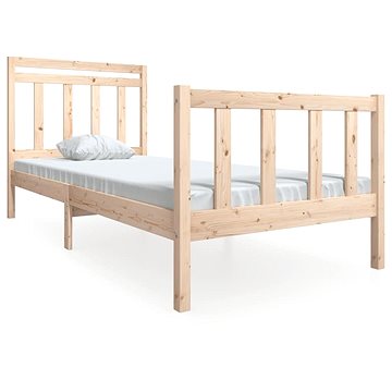 Rám postele masivní dřevo 90 × 200 cm, 3100704 (3100704)