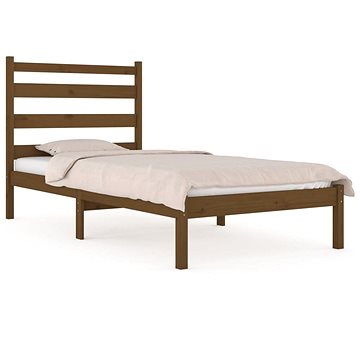 Rám postele medově hnědý masivní borovice 100 × 200 cm, 3103641 (3103641)
