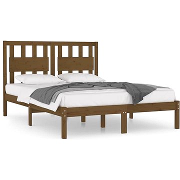 Rám postele medově hnědý masivní borovice 180×200 cm Super King, 3103951 (3103951)