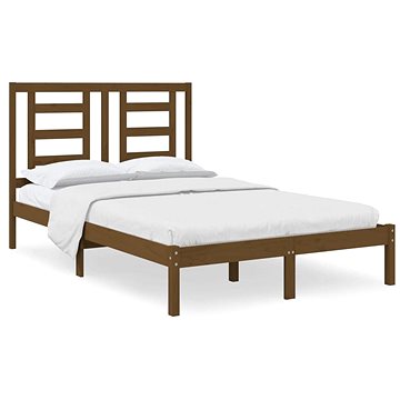 Rám postele medově hnědý masivní borovice 120 × 200 cm, 3104346 (3104346)