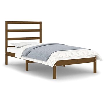 Rám postele medově hnědý masivní dřevo 75 × 190 cm Small Single, 3104896 (3104896)