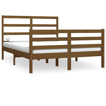 Rám postele medový masivní borovice 120 × 190 cm Small Double, 3104979 (3104979)