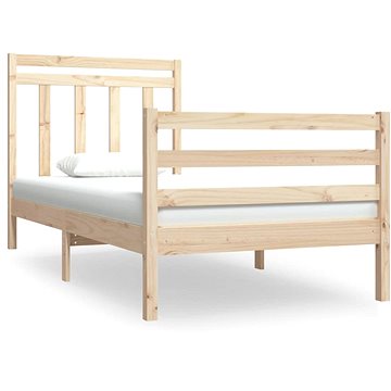 Rám postele masivní dřevo 90 × 190 cm Single, 3105280 (3105280)