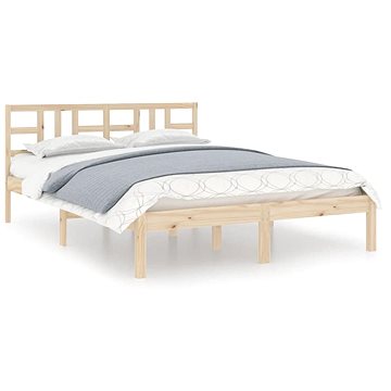 Rám postele masivní dřevo 120 × 200 cm, 3105400 (3105400)