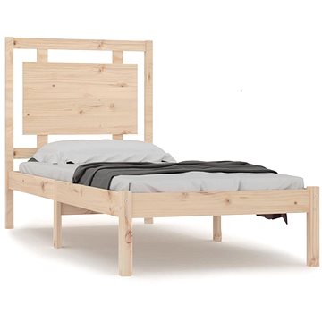 Rám postele masivní dřevo 90 × 200 cm, 3105520 (3105520)