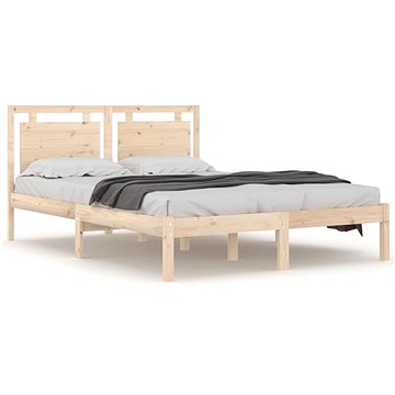 Rám postele masivní dřevo 120 × 200 cm, 3105530 (3105530)
