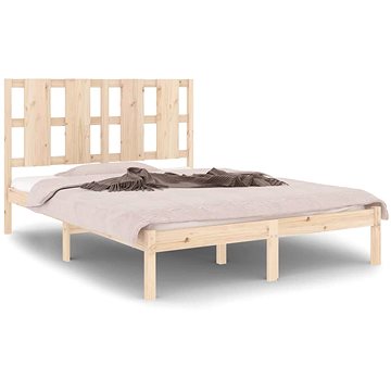 Rám postele masivní borovice 140 × 190 cm, 3105580 (3105580)