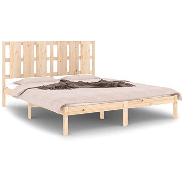 Rám postele masivní borovice 160 × 200 cm, 3105610 (3105610)
