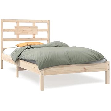 Rám postele masivní dřevo 90 × 200 cm, 3105650 (3105650)