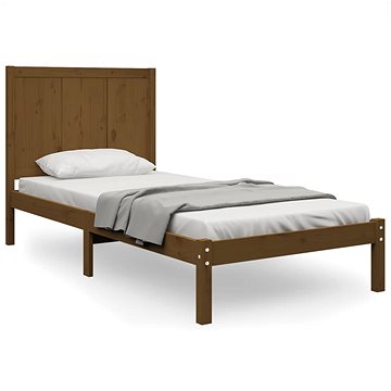 Rám postele medově hnědý masivní borovice 90 × 190 cm Single, 3105698 (3105698)