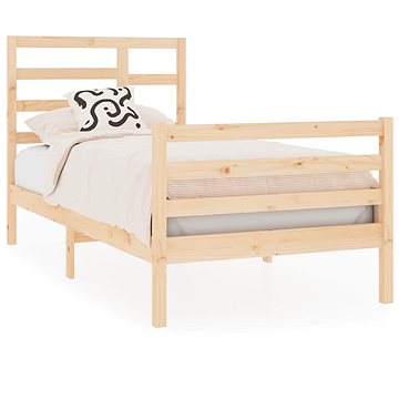 Rám postele masivní dřevo 75 × 190 cm Small Single, 3105820 (3105820)
