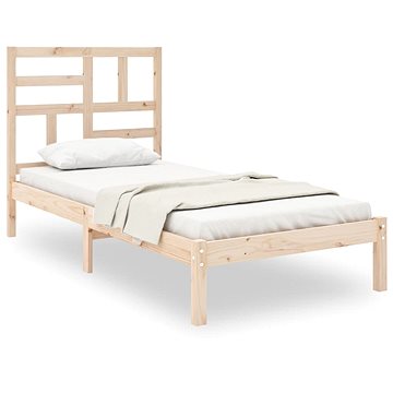 Rám postele masivní dřevo 90 × 200 cm, 3105935 (3105935)