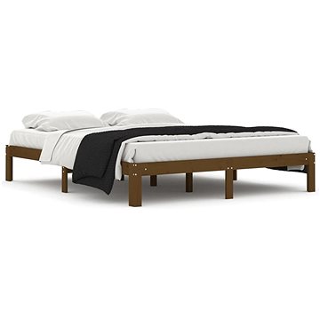 Rám postele medově hnědý masivní borovice 160 × 200 cm, 810378 (810378)