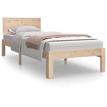 Rám postele masivní dřevo 75 × 190 cm Small Single, 810455 (810455)