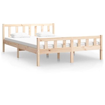 Rám postele masivní dřevo 120 × 200 cm, 810674 (810674)