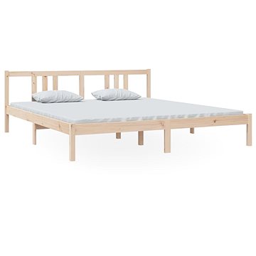 Rám postele masivní dřevo 180 × 200 cm Super King, 814899 (814899)