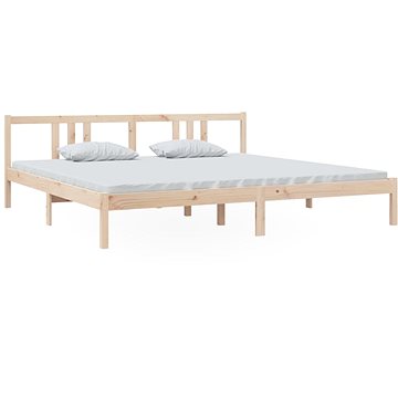 Rám postele masivní dřevo 200 × 200 cm, 814904 (814904)