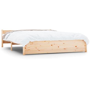 Rám postele masivní dřevo 140 × 190 cm, 815024 (815024)