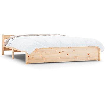 Rám postele masivní dřevo 150 × 200 cm King Size, 815049 (815049)