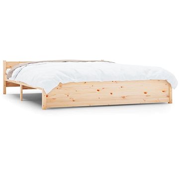 Rám postele masivní dřevo 160 × 200 cm, 815054 (815054)