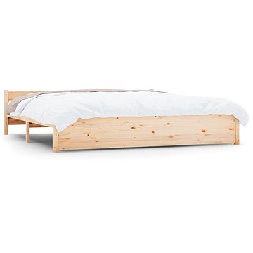 Rám postele masivní dřevo 180 × 200 cm Super King, 815059 (815059)