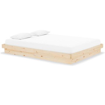 Rám postele masivní dřevo 135 × 190 cm Double, 819947 (819947)