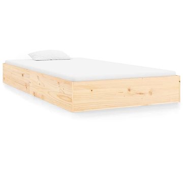 Rám postele masivní dřevo 100 × 200 cm, 820052 (820052)