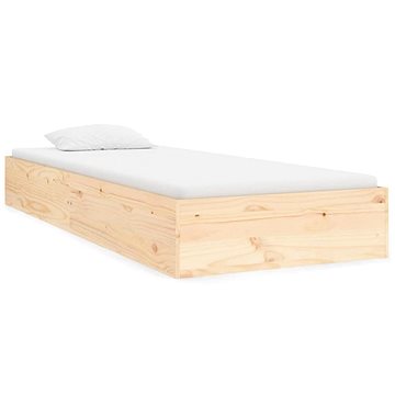 Rám postele masivní dřevo 75 × 190 cm Small Single, 820062 (820062)