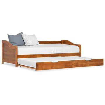 Rám vysouvací postele/pohovky medově hnědý borovice 90x200 cm (283153)