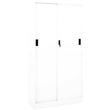 SHUMEE s posuvnými dveřmi bílá 90 × 40 × 180 cm (335958)